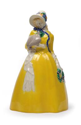 Michael Powolny, a  spring seasons figurine, - Jugendstil e arte applicata del XX secolo
