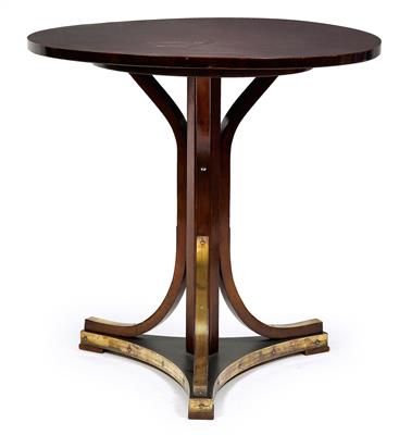 Otto Wagner zugeschrieben, Runder Tisch Nr. 8050, - Jugendstil und angewandte Kunst des 20. Jahrhunderts