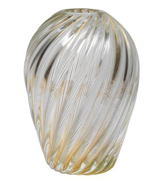 A vase Venini Murano "Diamante", - Jugendstil and 20th Century Arts and Crafts