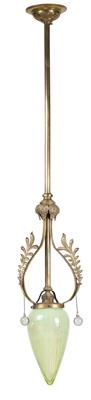 A one-arm ceiling lamp, - Jugendstil and 20th Century Arts and Crafts