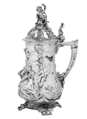 A large WMF tankard no. 237, - Jugendstil e arte applicata del XX secolo