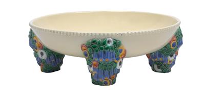 A bowl on floral feet, - Jugendstil e arte applicata del XX secolo