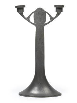 Josef Maria Olbrich, A two-arm candelabrum, - Jugendstil e arte applicata del XX secolo