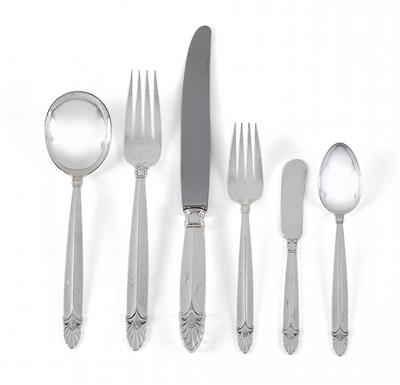 A 34-piece cutlery set, - Secese a umění 20. století