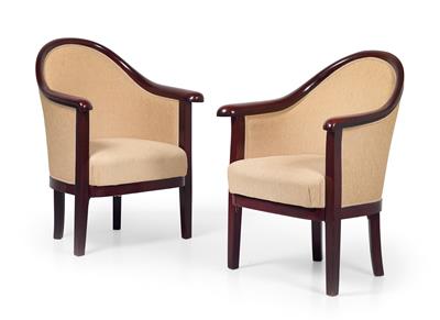 Otto Prutscher, A pair of armchairs no. 6544, - Jugendstil and 20th Century Arts and Crafts