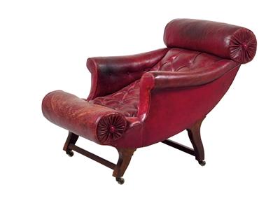 Adolf Loos (Brünn 1870-1933 Kalksburg), A “Knieschwimmer” armchair, - Jugendstil e arte applicata del XX secolo