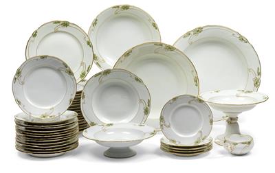 Friedrich König (decoration), An 89-piece dinner service, - Secese a umění 20. století