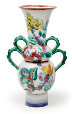 Vally Wieselthier(Wien 1895-1945 New York), Große Henkelvase, - Jugendstil und angewandte Kunst des 20. Jahrhunderts