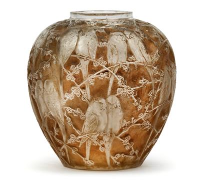 Vase "Perruches", - Jugendstil und angewandte Kunst des 20. Jahrhunderts
