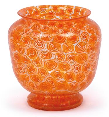 Ermanno Toso (1903-1973), A vase – “Murrine a spirale”, - Jugendstil e arte applicata del XX secolo