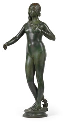 Jean Antonin Carlès (1851-1919), Große Figur "La Jeunesse", - Jugendstil und angewandte Kunst des 20. Jahrhunderts