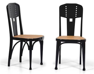 A pair of Thonet chairs, - Secese a umění 20. století
