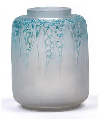 A René Lalique moulded “Muguet” vase, - Jugendstil and 20th Century Arts and Crafts