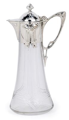 A wine jug no. 184 by A. Köhler & Cie, - Jugendstil e arte applicata del XX secolo