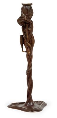 Gustav Gurschner (Mühldorf 1873-1970 Vienna), A figural candelabrum, - Secese a umění 20. století