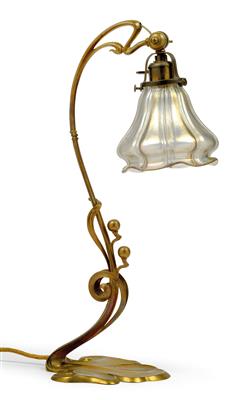 A Bohemian table lamp, - Jugendstil e arte applicata del XX secolo