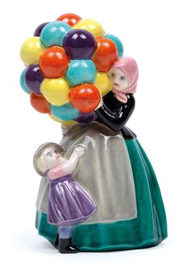 Anton Klieber, Ballonfrau, - Jugendstil und Kunsthandwerk des 20. Jahrhunderts