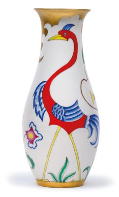 Franz von Zülow, A vase with an ostrich and two birds, - Secese a umění 20. století