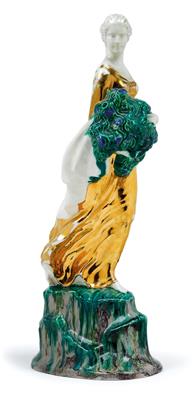 Ida Schwetz-Lehmann (1883 Vienna 1971), A spring season figurine, - Jugendstil and 20th Century Arts and Crafts