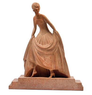 Demetre Chiparus (1888-1950), A figurine – “Cendrillon”, - Secese a umění 20. století