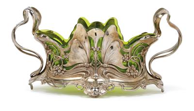 A large WMF jardinière with butterflies, - Jugendstil and 20th Century Arts and Crafts