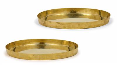 Josef Hoffmann, A pair of oval trays, - Secese a umění 20. století