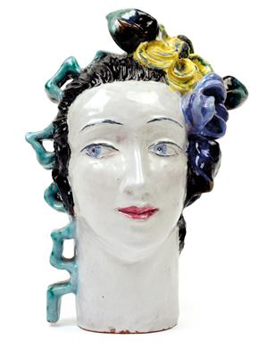 Lotte Calm (born in 1897), A girl’s head, - Secese a umění 20. století