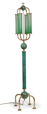 Paul Haustein (Chemnitz 1880-1944 Stuttgart), A rare standard lamp, - Jugendstil e arte applicata del XX secolo