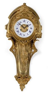 A French pendulum wall clock, - Jugendstil and 20th Century Arts and Crafts