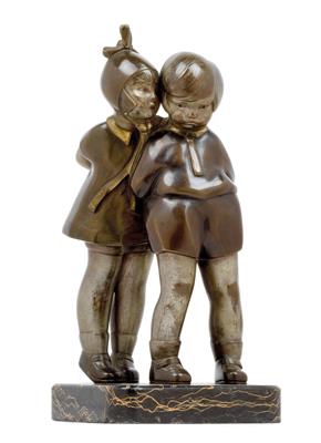 Alexandre Kelety, two children - Jugendstil e arte applicata del XX secolo