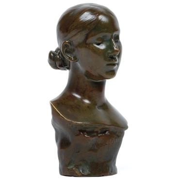 Arthur Strasser (Adelsberg, Krain, 1854-1927), bust of a lady, c. 1900, - Jugendstil and 20th Century Arts and Crafts