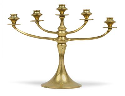 five-arm girandole, designed in c. 1901, Bruno Paul (Seifhennersdorf 1874-1968 Berlin), - Jugendstil e arte applicata del XX secolo