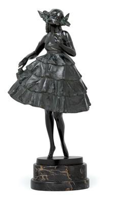 Bruno Zach, female dancer, designed c. 1930, - Jugendstil e arte applicata del XX secolo
