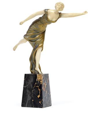 George Omerth (France c. 1895-1925), female dancer, - Jugendstil e arte applicata del XX secolo