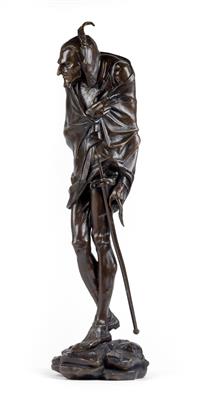 Jacques Louis Gautier, Mephistopheles with long sword, - Jugendstil and 20th Century Arts and Crafts