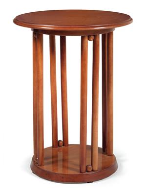 Josef Hoffmann, Fledermaus table, designed in 1906, executed by J. & J. Kohn, Vienna, - Jugendstil e arte applicata del XX secolo