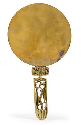 Karl Hagenauer, hand mirror, Werkstätten Hagenauer, Vienna, - Jugendstil e arte applicata del XX secolo