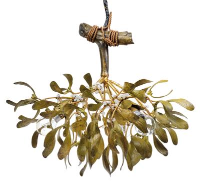 Mistletoe chandelier, France, c. 1900, - Secese a umění 20. století