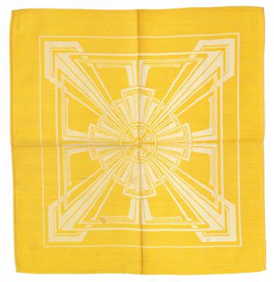 Peter Behrens (Germany 1868-1940), napkin, “radial rays as a star”, designed before 1905, executed by Simon Fränkel, - Secese a umění 20. století