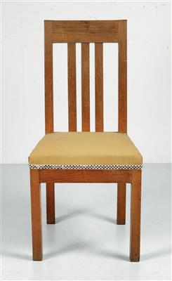 Chair for Dr Hugo Koller, designed by Josef Hoffmann, executed in Austria, c. 1910, - Secese a umění 20. století