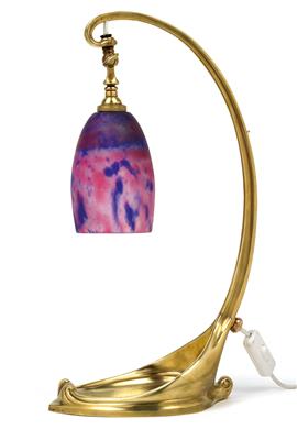 Table lamp, Daum, Nancy, c. 1925/30, - Jugendstil e arte applicata del XX secolo