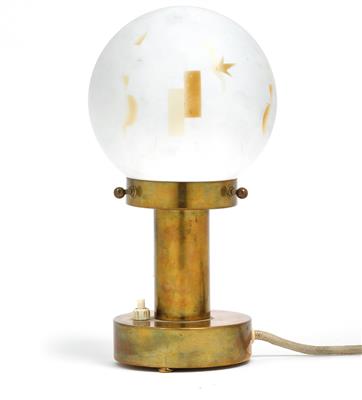 Table lamp, attributed to Josef Hoffmann, c. 1920, - Jugendstil e arte applicata del XX secolo