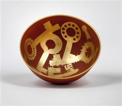 Gio Ponti, a bowl, designed c. 1930/35, executed by Richard Ginori, Doccia - Jugendstil e arte applicata del XX secolo