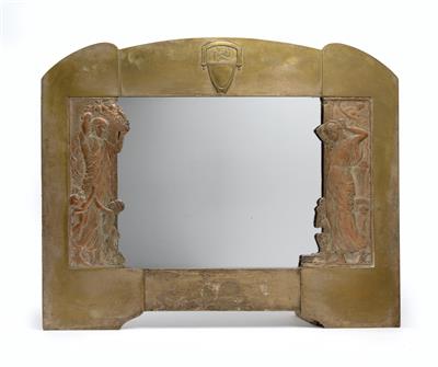 A large Art Nouveau mirror, Vienna, c. 1900 - Jugendstil and 20th Century Arts and Crafts