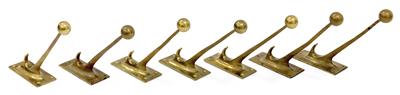 Adolf Loos, seven wall hooks, used inter alia for the store of Knize Gentleman’s Outfitters, Vienna, 1909 - Jugendstil and 20th Century Arts and Crafts