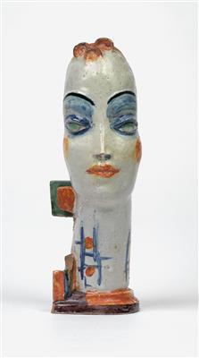 Gudrun Baudisch, a head, Wiener Werkstätte, 1927 - Secese a umění 20. století