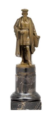 Gustav Gurschner, a small statue of Johann Gutenberg, Vienna, c. 1925/35 - Jugendstil and 20th Century Arts and Crafts