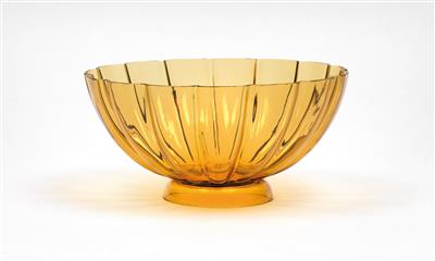 Josef Hoffmann, a bowl, Wiener Werkstätte, Johann Oertel  &  Co., Haida, c. 1923 - Jugendstil e arte applicata del XX secolo