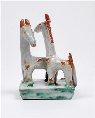 Kitty Rix, a group of little horses, Wiener Werkstätte, 1927 - Jugendstil and 20th Century Arts and Crafts
