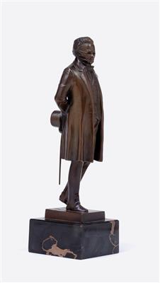 Bruno Zach, a standing figure of Franz Schubert, Austria, c. 1925 - Jugendstil and 20th Century Arts and Crafts